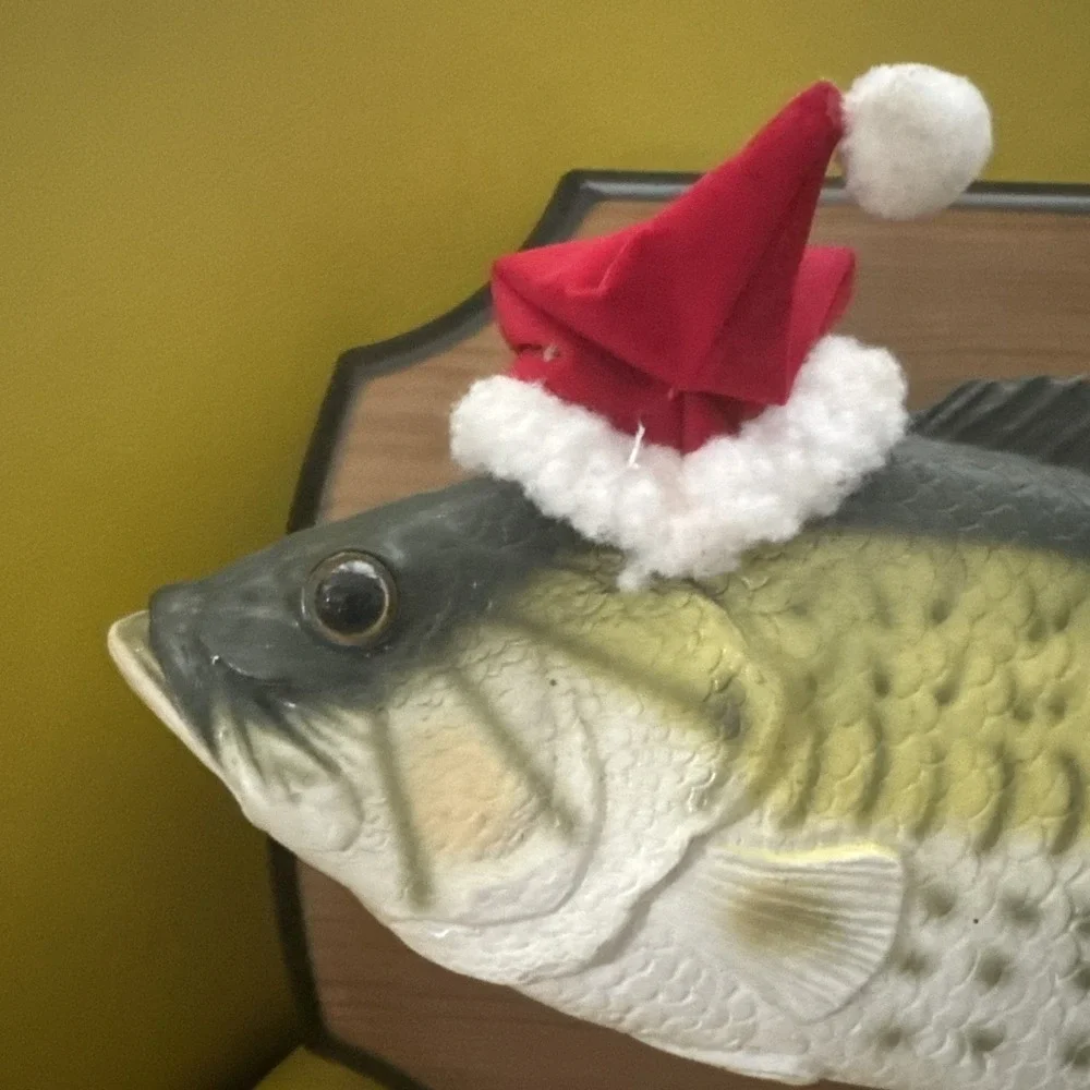 Big Mouth Billy Bass Christmas Holiday Singing Fish Gemmy Vtg NOT WORKING PROP